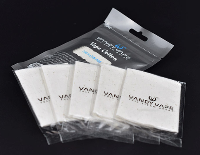 Фото упаковка коттона Vape Cotton от Vandyvape