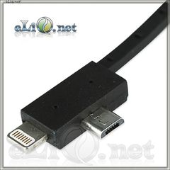 Multi-functional Cable with Lightning Port and Micro USB port for Innokin MVP3.0 Pro