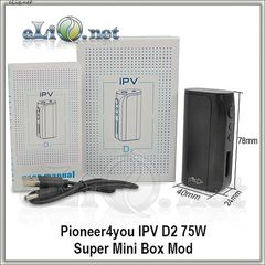 Pioneer4you IPV D2 75W Super Mini Box Mod - супер-мини-боксмод вариватт с температурным контролем.