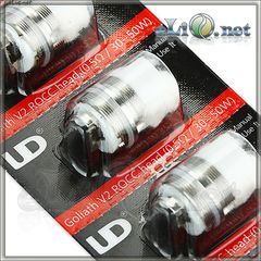 UD Сменные испарители на Голиаф / Goliath V2 Kanthal A1 / Ni 200 ROCC Head