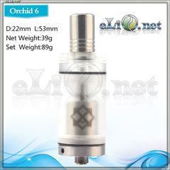 Orchid 26650 обслуговуваний атомайзер MTL RTA Орхідея - вигляд спереду