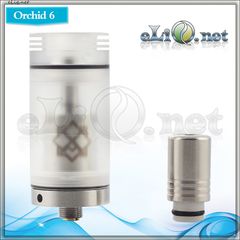 Orchid 26650 - обслуживаемый атомайзер. Орхидея. Orchid 26650 обслуговуваний атомайзер з лазерним гравіюванням логотипу Орхідея