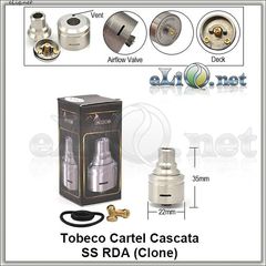 A9 Kumiho RDA - ОА для дрипа из нержавеющей стали с регулируемой подачей воздуха.
