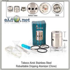 A9 Kumiho RDA - ОА для дрипа из нержавеющей стали с регулируемой подачей воздуха.