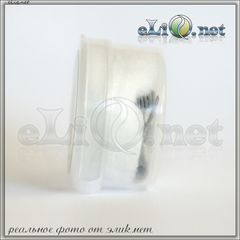 0.6 ohm Kanthal Clapton coil kit, готовая намотка, спираль + коттон.