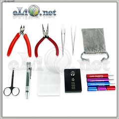 E-cig DIY Tool Accessories Kit - большой набор инструментов + омметр.