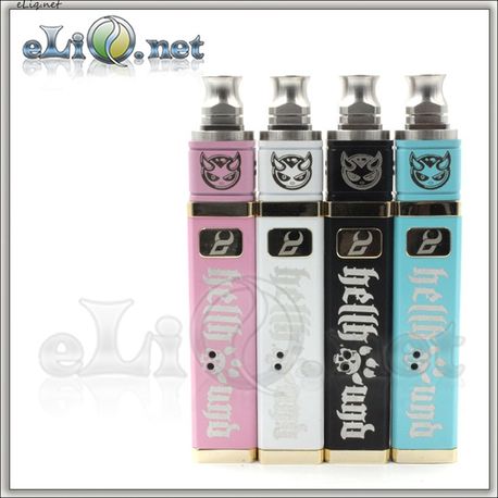 Yepecig Hell's Gate mod - механический мод под 2 аккумулятора 18650 плюс 2 RDA атомайзер