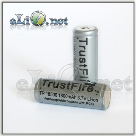 Trustfire Protected 18500 Li-ion batteries (1800mAh)