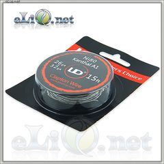 UD Clapton Ni80 + Kanthal A1 Wire (26ga+32ga) - никель + кантал, клэптон. 5м.