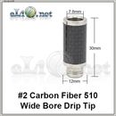 [510] N1 и N2 Carbon Fiber. Широкий дрип-тип из нержавеющей стали с карбоновым покрытием.