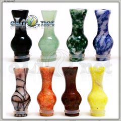 [510] Нефритовый (каменный) дрип-тип / мундштук в форме вазы.