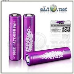 [20A] 3500mah Efest Purple IMR18650  - flat top - Высокотоковый аккумулятор - 2015 new released!