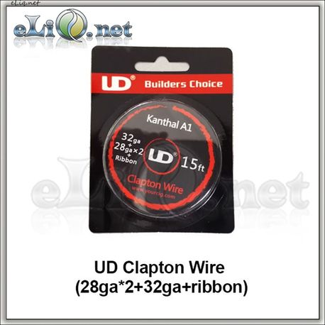 UD Clapton Kanthal Wire (28ga*2+32ga+Ribbon) - клэптон кантал.