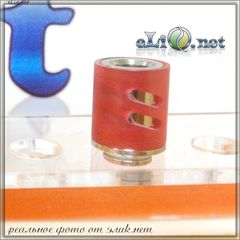 [510] Double Airflow Acryl Drip tip. Акриловый дриптип с двойным обдувом. 