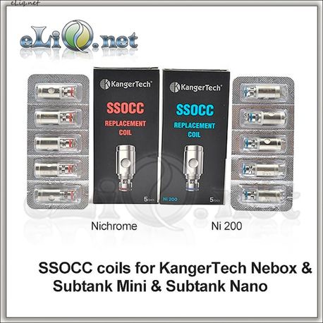 Upgraded SSOCC испаритель для KangerTech Topbox и Subvod и Subtank Mini / Nano / Plus. 