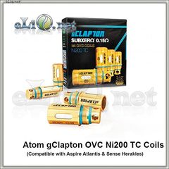 ATOM. Ni200 клэптон испаритель для Herakles, Atlantis, Atlantis 2 и Mega, Triton. gClapton OVC Ni200 Coils