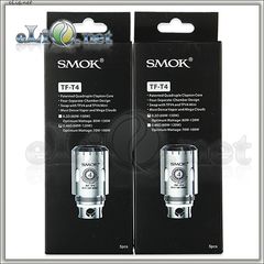 SMOK TFV4 TF-T4 Clapton Quadruple Coil - четырехспиральныи клэптон испаритель.