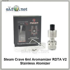 Steam Crave V2 Aromamizer RDTA - обслуживаемый атомайзер-танк для дрипа. Аромамайзер. (6 мл, 2 стойки)
