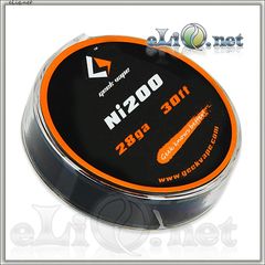 [GeekVape] 28ga, 0.32мм Никель Ni200. 10м. Тільки для модів з температурним контролем