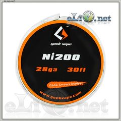 [GeekVape] 28ga, 0.32мм Никель Ni200. 10м менший опір, більша потужність