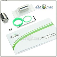 [Предзаказ!] Eleaf LYCHE Atomizer with RBA Head - 4ml - обслуживаемый атомайзер-танк. 