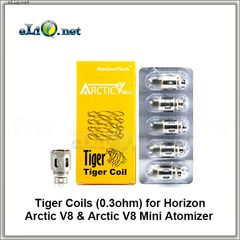 Испаритель Tiger Coil (0.3ohm) для Horizon Arctic V8 & Arctic V8 Mini Atomizer.