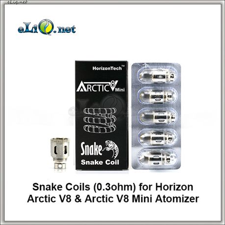 Испаритель Snake Coil (0.3ohm) для Horizon Arctic V8 & Arctic V8 Mini Atomizer.