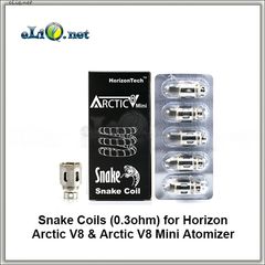 Испаритель Snake Coil (0.3ohm) для Horizon Arctic V8 & Arctic V8 Mini Atomizer.