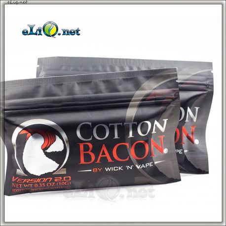Cotton Bacon V2 от Wick N' Vape - коттон, вата из США.