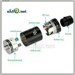 Unicig Indulgence Mutation X V5 RDA. обслуживаемый атомайзер для дрипа. Мутация 5.