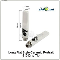 Ceramic Calabash Drip Tip for 510/901