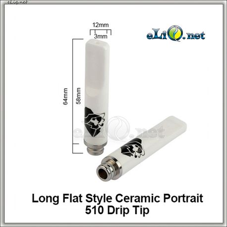 Ceramic Calabash Drip Tip for 510/901