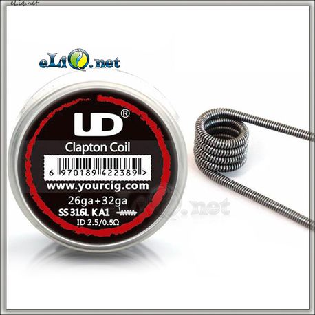 UD Clapton Coil (SS316L, ID4.8X0.35ohm) Клэптон спирали.