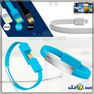 Браслет для зарядки айфонов. Flat Data Charging Cable for iPhone 5 Series & iPhone 6