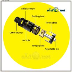 CoilART Azeroth RDTA Обслуживаемый атомайзер. Гибрид генезиса с дрипкой. 