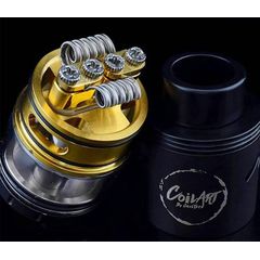 CoilART Azeroth RDTA Обслуживаемый атомайзер. Гибрид генезиса с дрипкой. 