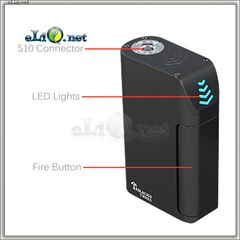 Kit: Tesla Three 150W 5000mAh Mod Kit. Боксмод-вариватт + 2.5ml Carrate 24 RTA обслуживаемый атомайзер.