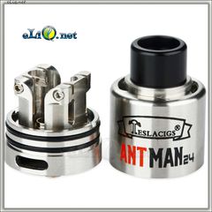 Tesla Antman 24 RDA. Обслуживаемый атомайзер для дрипа (дрипка) атомайзер Тесла  із нержавійки