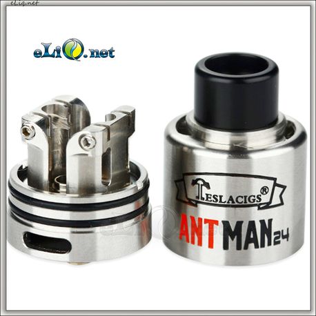 Tesla Antman 24 RDA. Обслуживаемый атомайзер для дрипа (дрипка) атомайзер Тесла  із нержавійки