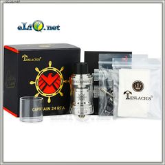 Tesla Captain 24 RTA Tank -2.5ml. Обслуживаемый атомайзер танк. Капитан.