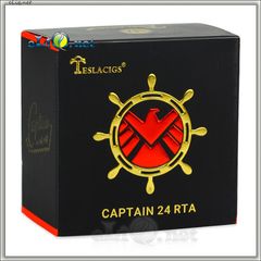 Tesla Captain 24 RTA Tank -2.5ml. Обслуживаемый атомайзер танк. Капитан.