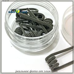 Clapception Kanthal Coil. 0.75 Ом. Намотка. Спираль из кантала.