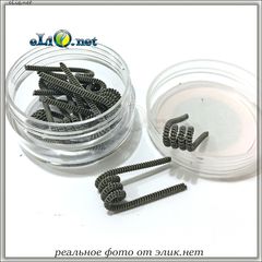 Clapception Kanthal Coil. 0.75 Ом. Намотка. Спираль из кантала.