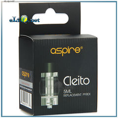Стеклянная колба 5 мл на Aspire Cleito Tank.