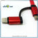 2-в-1 8-pin/Micro-USB to USB 2.0 Data Sync / Charging Cable Кабель для зарядки и передачи данных (20см)