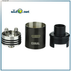 Eleaf Coral RDA - Обслуживаемый атомайзер, дрипка, Коралл. Подойдет для сквонк-мода.