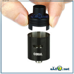 Eleaf Coral RDA - Обслуживаемый атомайзер, дрипка, Коралл. Подойдет для сквонк-мода.