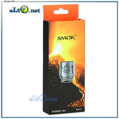 SMOK V8 Baby-Q2 Dual Core. Двуспиральный испаритель на SMOK TFV8 BABY Beast Tank.