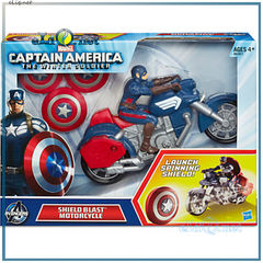 Игрушка Captain America. Капитан Америка на мотоцикле. Дисней оригинал Disney США.