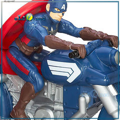 Игрушка Captain America. Капитан Америка на мотоцикле. Дисней оригинал Disney США.